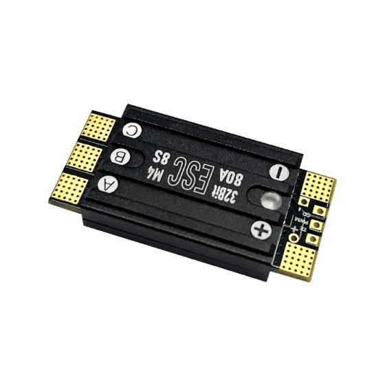 Original RuiQi Aocoda 80A 128K AM32 3-8S Single ESC Flight Control MPU6500 Remote Control Model Spare Made of Plastic